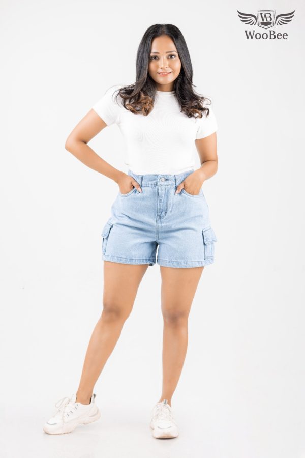 HIGHWAIST CARGO POCKET SHORT - Image 11