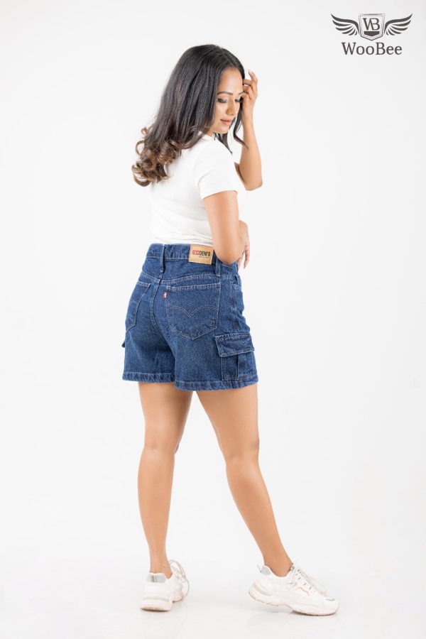HIGHWAIST CARGO POCKET SHORT - Image 4