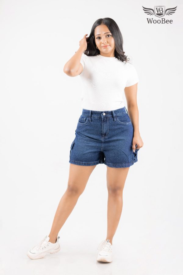 HIGHWAIST CARGO POCKET SHORT - Image 2