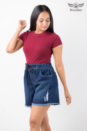 HIGHWAIST PATCH HOT SHORT