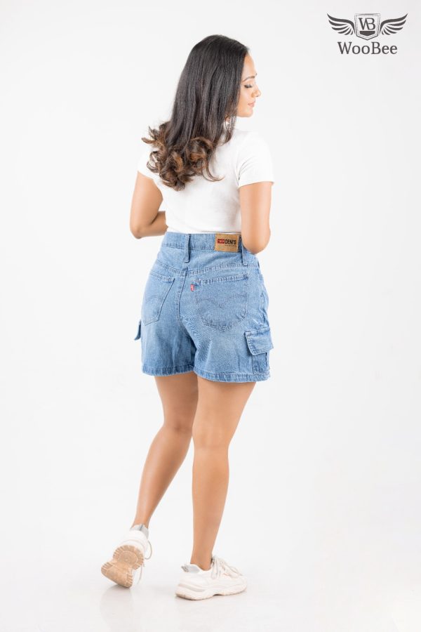 HIGHWAIST CARGO POCKET SHORT - Image 7