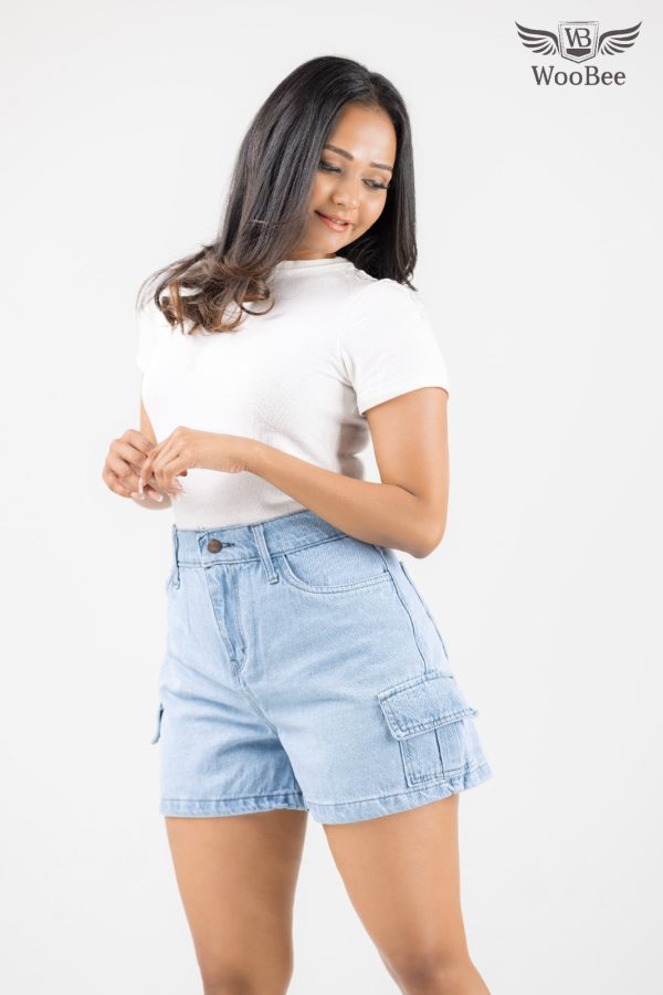 HIGHWAIST CARGO POCKET SHORT - Image 12