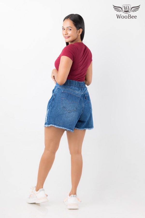 HIGHWAIST PATCH HOT SHORT - Image 6
