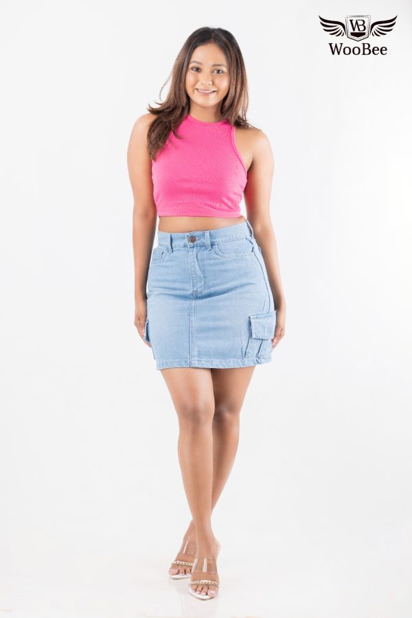 HIGHWAIST CARGO POCKET SKIRT - Image 2