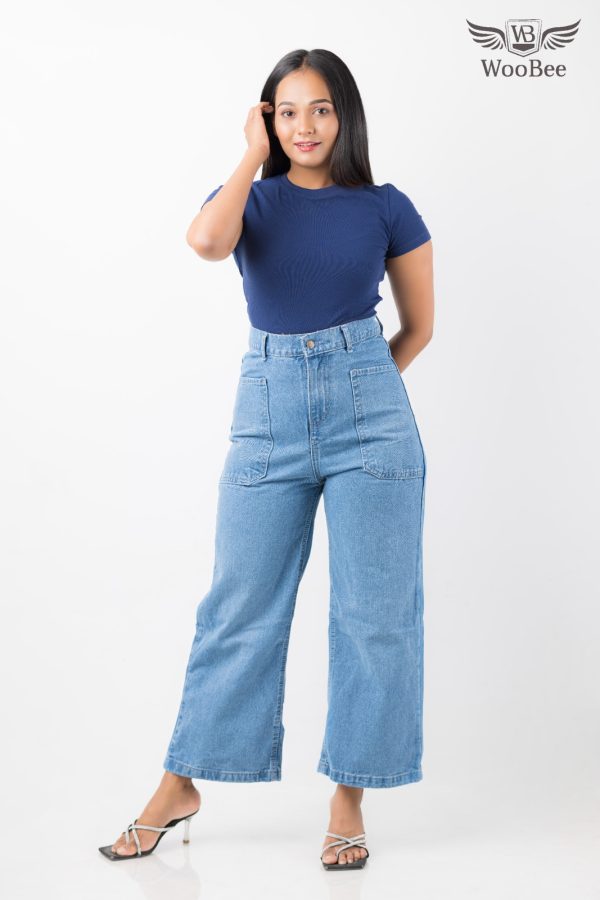 HIGHWAIST FRONT POCKET JEANS