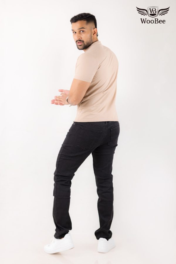 GENTS SLIM FIT BLACK JEANS - Image 2