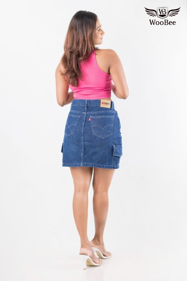 HIGHWAIST CARGO POCKET SKIRT - Image 3