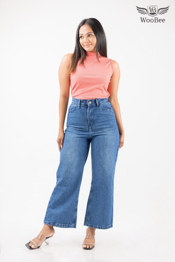 HIGHWAIST WIDE LEG JEANS - Image 4