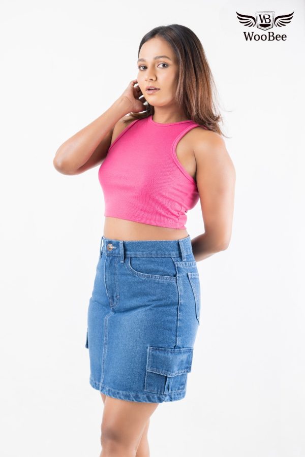 HIGHWAIST CARGO POCKET SKIRT - Image 8
