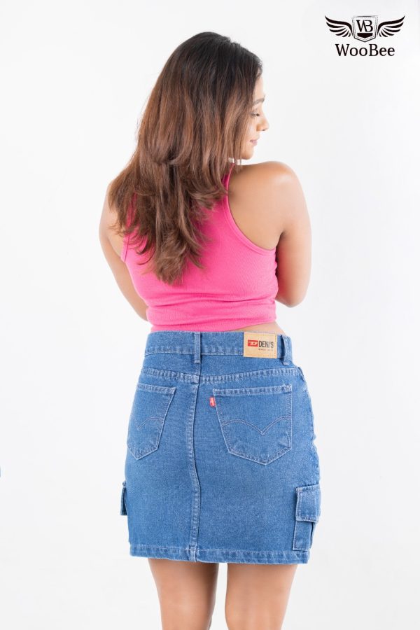 HIGHWAIST CARGO POCKET SKIRT - Image 4