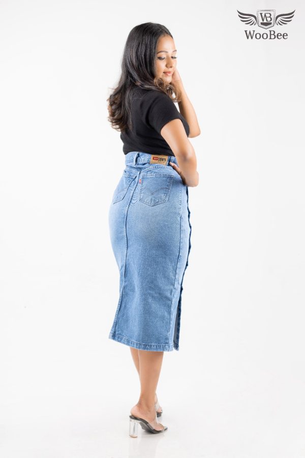 HIGHWAIST THREE QUARTER SKIRT - Image 4