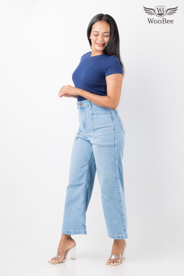 HIGHWAIST FRONT POCKET JEANS - Image 7