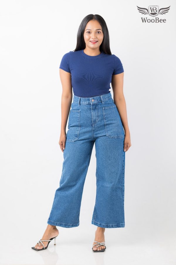 HIGHWAIST FRONT POCKET JEANS - Image 9