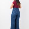 HIGHWAIST STREIGHT LEG SIDE OPEN JEANS - Image 5