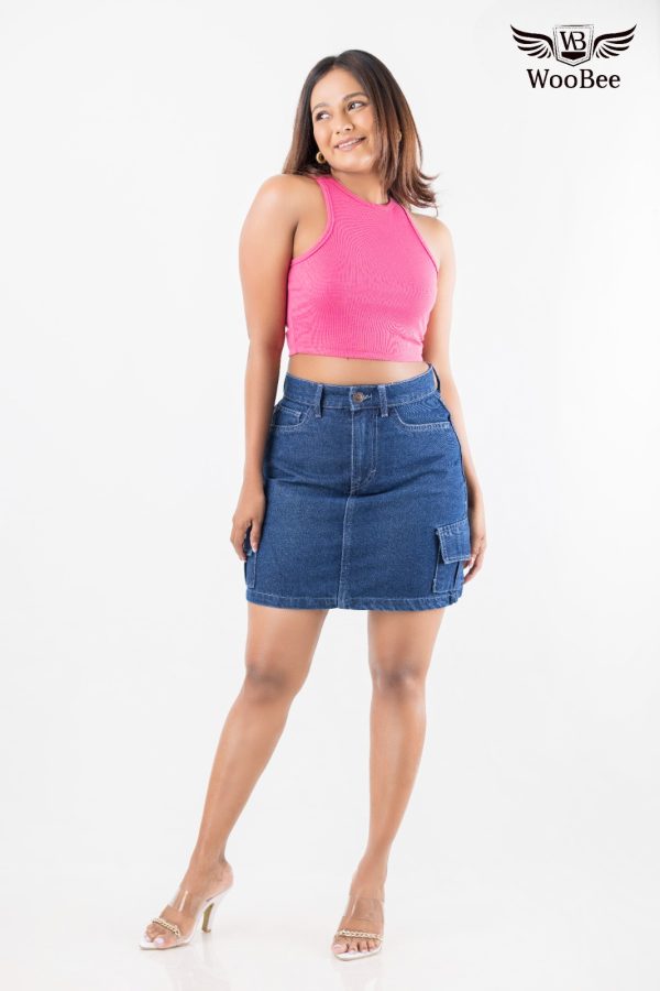 HIGHWAIST CARGO POCKET SKIRT - Image 6