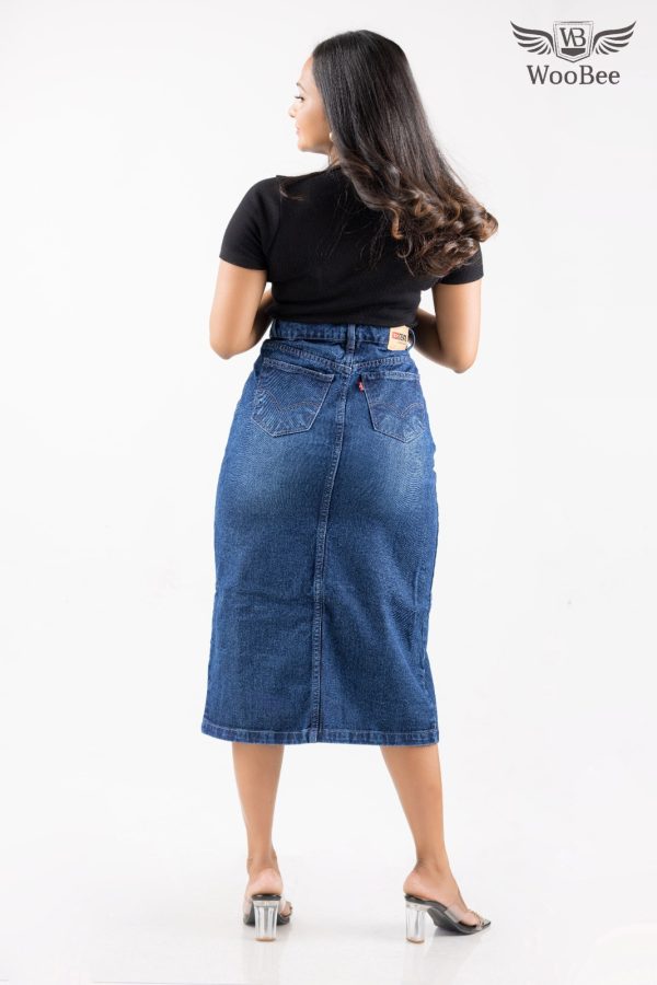 HIGHWAIST THREE QUARTER SKIRT - Image 6