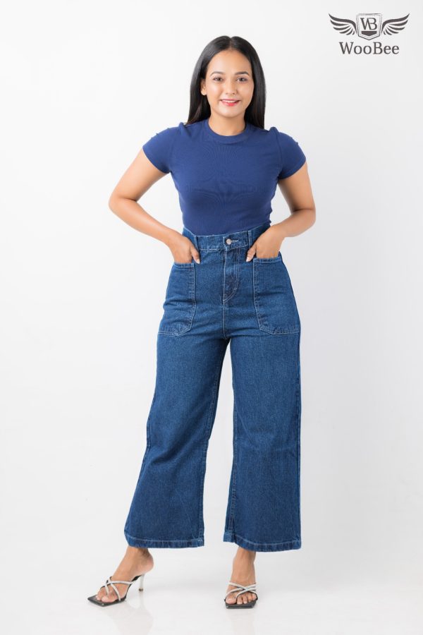 HIGHWAIST FRONT POCKET JEANS - Image 5