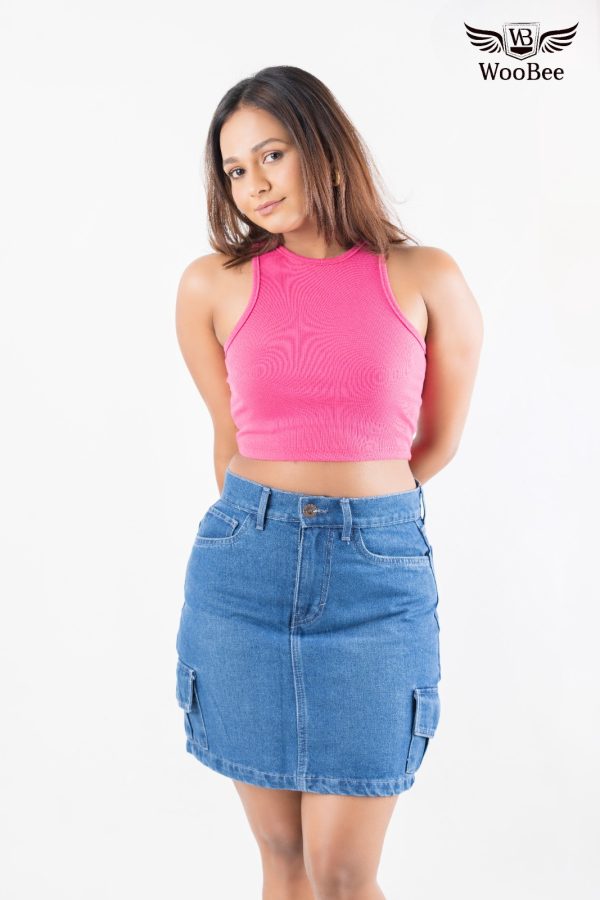 HIGHWAIST CARGO POCKET SKIRT - Image 11