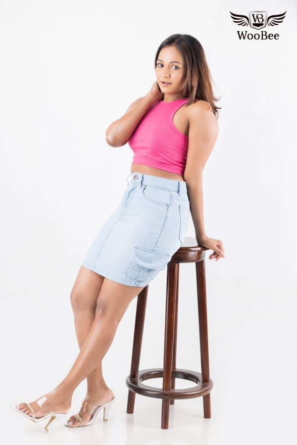 HIGHWAIST CARGO POCKET SKIRT