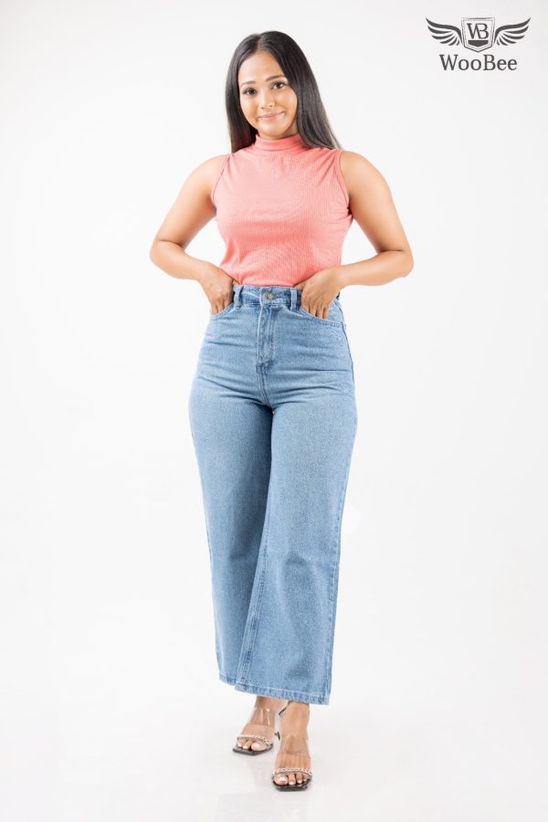 HIGHWAIST WIDE LEG JEANS