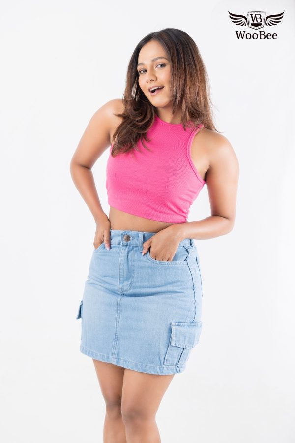 HIGHWAIST CARGO POCKET SKIRT - Image 13